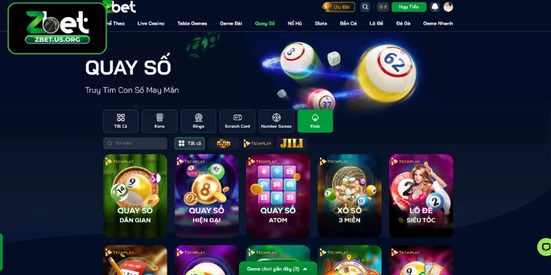 Giới thiệu quay số ZBET