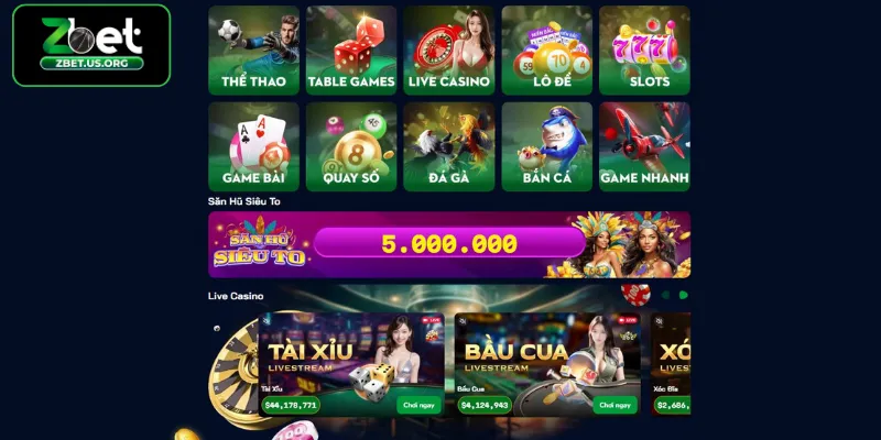 Review hiệu năng các sảnh game thực tế